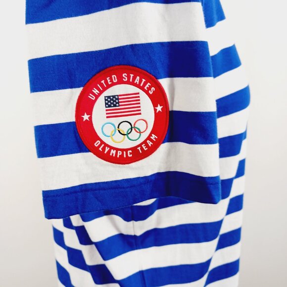 NWT Polo Ralph Lauren Team USA Summer Olympics Village Wear  Striped Tee Medium - Picture 8 of 16